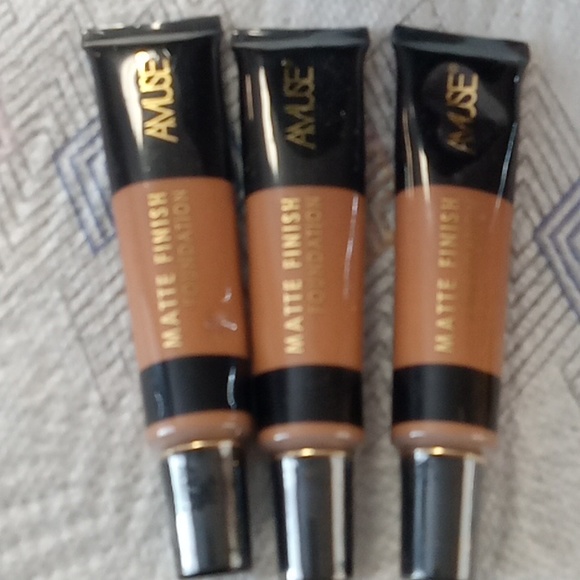 Set 3×$18 foundation Amuse Matte finish KL158 MIX N11 1.05oz 30g New - Picture 4 of 5